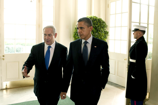 President Obama talks with Israeli Prime Minister Benjamin Netanyahu at the White House in March. Netanyahu and the Obama administration clashed openly this week over the issue of Iran's nuclear program.