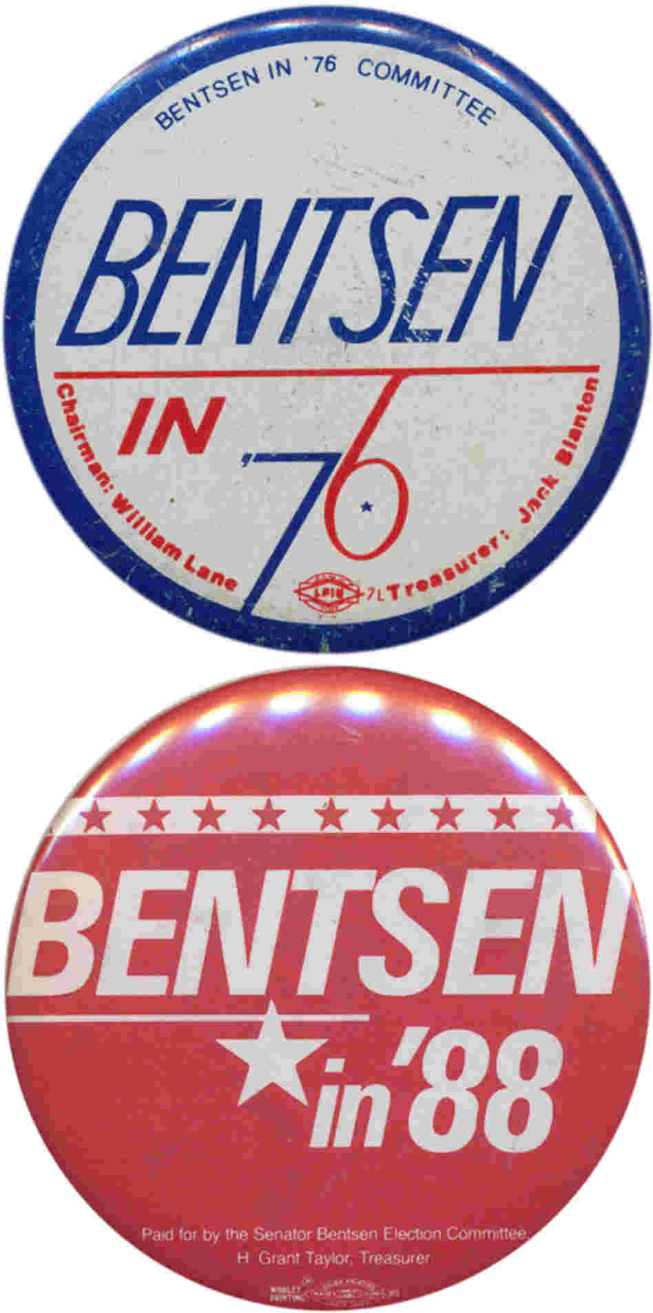 Bentsen sought national office in 1976 and 1988, even as he ran for re-election to the Senate.
