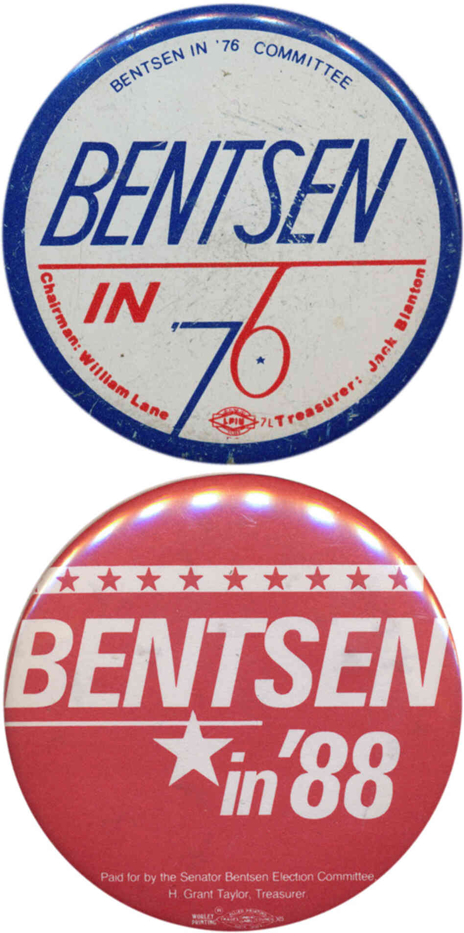 Bentsen sought national office in 1976 and 1988, even as he ran for re-election to the Senate.