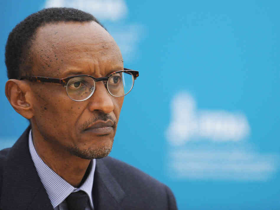 Rwanda's President Paul Kagame at the International Fund for Agricultural Development headquarters in Rome in February. Changes in agriculture have been part of the country's economic growth.