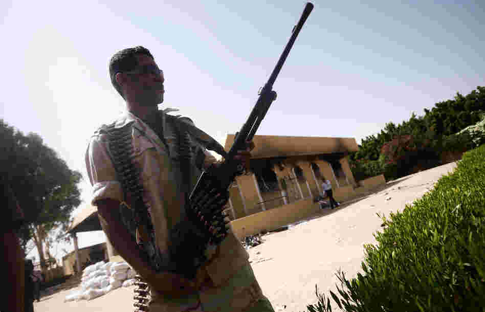 A member of the Libyan security forces secures the area around the U.S. Consulate compound in Benghazi on Sept. 14. Benghazi, and other parts of eastern Libya, are suffering from an acute lack of security, making it vulnerable to militant violence. A member of the Libyan security forces secures the area around the U.S. Consulate compound in Benghazi on Sept. 14. Benghazi, and other parts of eastern Libya, are suffering from an acute lack of security, making it vulnerable to militant violence.