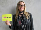 Amiee Mann at NPR West. Amiee Mann at NPR West.