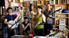 Amanda Palmer and The Grand Theft Orchestra during Tiny Desk at NPR. (Kainaz Amaria/NPR) Amanda Palmer and The Grand Theft Orchestra during Tiny Desk at NPR. (Kainaz Amaria/NPR)