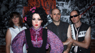 The Corin Tucker Band, from left: Sarah Lund, Corin Tucker, Seth Lorinczi and Mike Clark — dressed up as X-Ray Spex in the video for "Neskowin." The Corin Tucker Band, from left: Sarah Lund, Corin Tucker, Seth Lorinczi and Mike Clark — dressed up as X-Ray Spex in the video for "Neskowin."