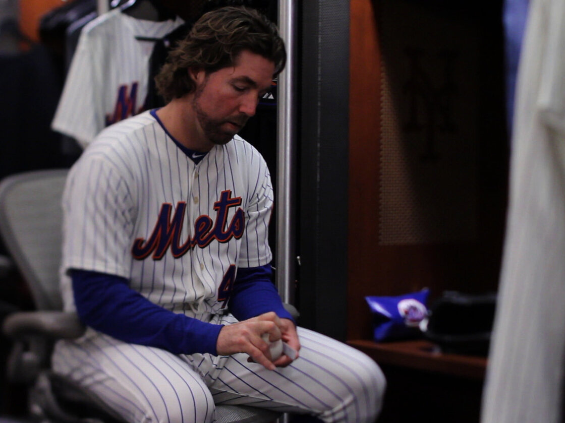 Knuckleball! also features the only other active knuckleball pitcher during the 2011 season: R.A. Dickey of the New York Mets.