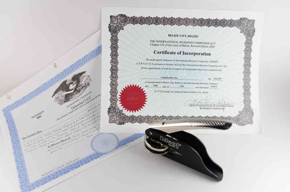Unbelizable and Delawho? company documents, along with our official company stamp. Unbelizable and Delawho? company documents, along with our official company stamp.