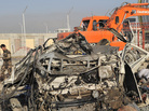 A suicide bomber struck a convoy of buses today in Kabul, killing at least 12 people — mostly foreigners. A suicide bomber struck a convoy of buses today in Kabul, killing at least 12 people — mostly foreigners.