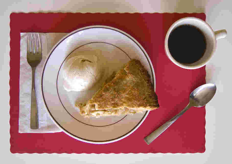"I ate apple pie and ice cream — it was getting better as I got deeper into Iowa, the pie bigger, the ice cream richer." (On the Road)