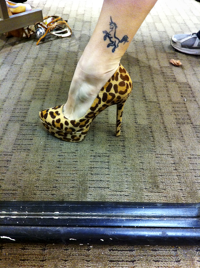 No. 166 (Leopard Heel)