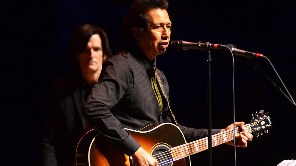 Alejandro Escovedo performs on Mountain Stage.