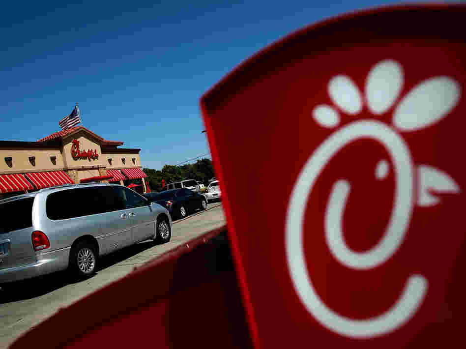 A Chick-fil-A in Fort Worth, Texas, on "appreciation day" last month.
