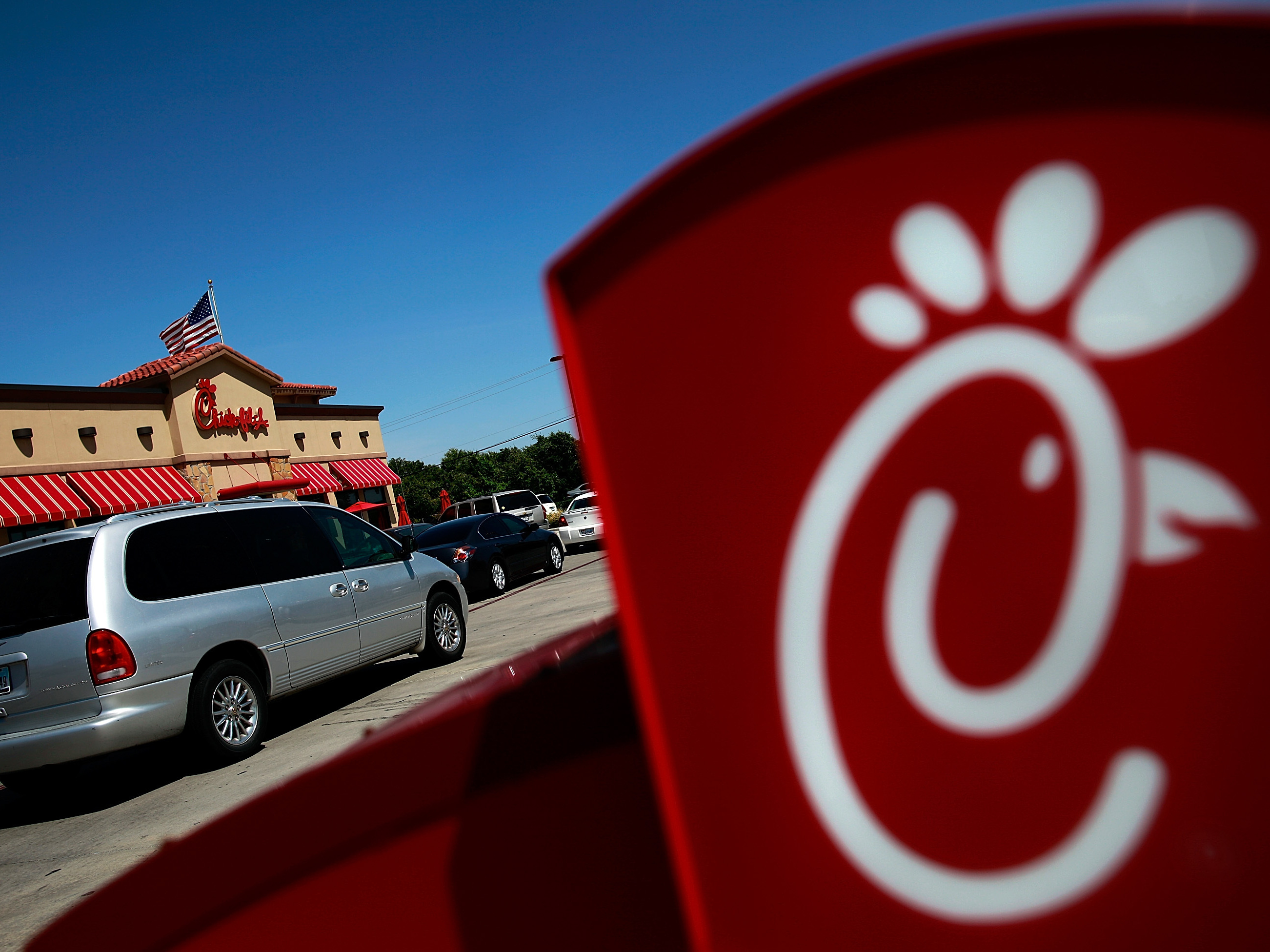 A Chick-fil-A in Fort Worth, Texas, on 