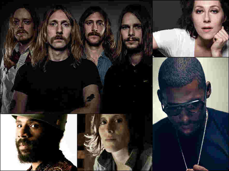 Graveyard (clockwise from upper left), Martha Wainwright, Flying Lotus, Sera Cahoone, and Cody ChesnuTT. Graveyard (clockwise from upper left), Martha Wainwright, Flying Lotus, Sera Cahoone, and Cody ChesnuTT.