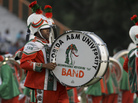 The Florida A&M Marching 100 Band performs during halftime of the game against Delaware State at Bragg Memorial Stadium in Tallahassee, Fla., on Oct. 1, 2011. The Florida A&M Marching 100 Band performs during halftime of the game against Delaware State at Bragg Memorial Stadium in Tallahassee, Fla., on Oct. 1, 2011.
