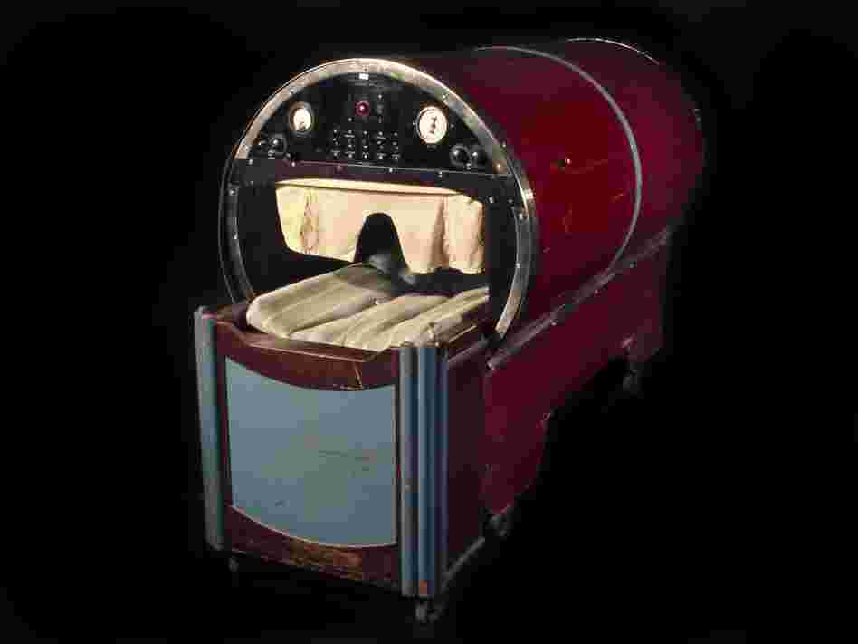The McGregor Rejuvenator. M.E. Montrude, Jr., the maker of this 1932 device, claimed that by using magnetism, radio waves and ultraviolet rays, the rejuvenator could reverse the aging process.