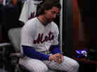 Pitcher R.A. Dickey sits in the Mets' locker room in the film Knuckleball! Pitcher R.A. Dickey sits in the Mets' locker room in the film Knuckleball!