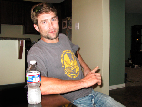 Baseball player Reid Gorecki, seen here at a former teammate's home in Glassboro, N.J., says that despite being traded, 
