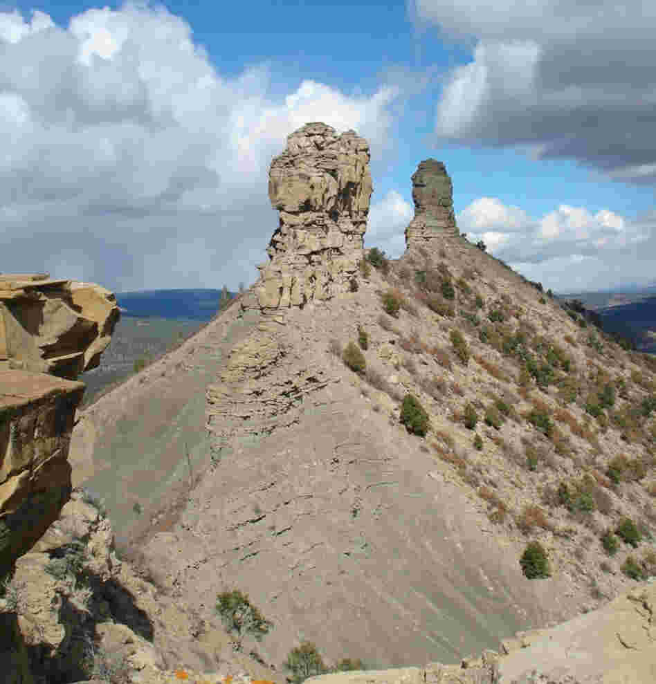 Chimney Rock, in southwestern Colorado.