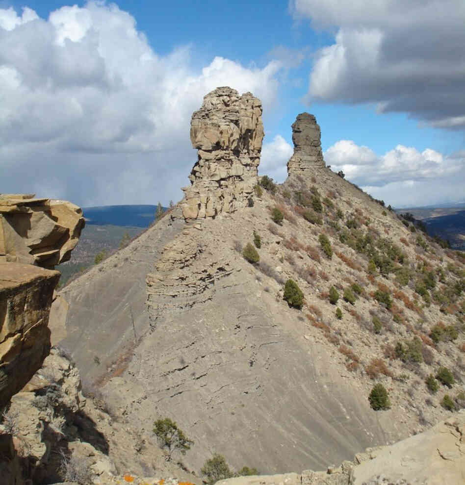 Chimney Rock, in southwestern Colorado.