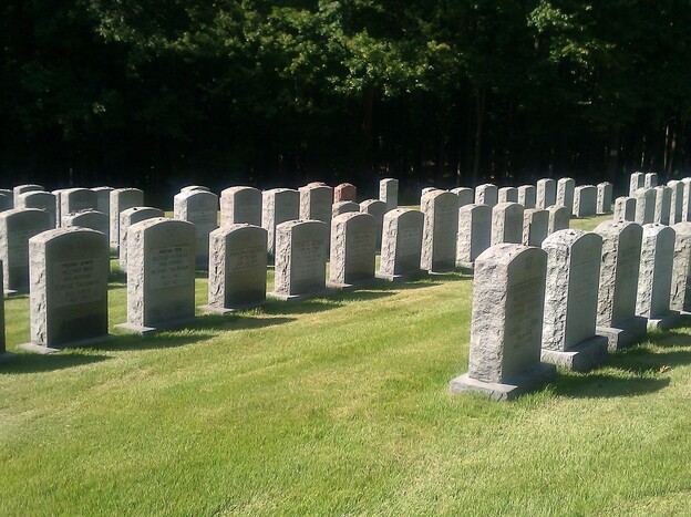 Part of the promise of Roosevelt:  Every resident is guaranteed a place in the town's cemetery.
