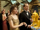 In Boardwalk Empire, Margaret Schroeder (Kelly Macdonald) is married to corrupt political boss "Nucky" Thompson (Steve Buscemi.) In Boardwalk Empire, Margaret Schroeder (Kelly Macdonald) is married to corrupt political boss "Nucky" Thompson (Steve Buscemi.)