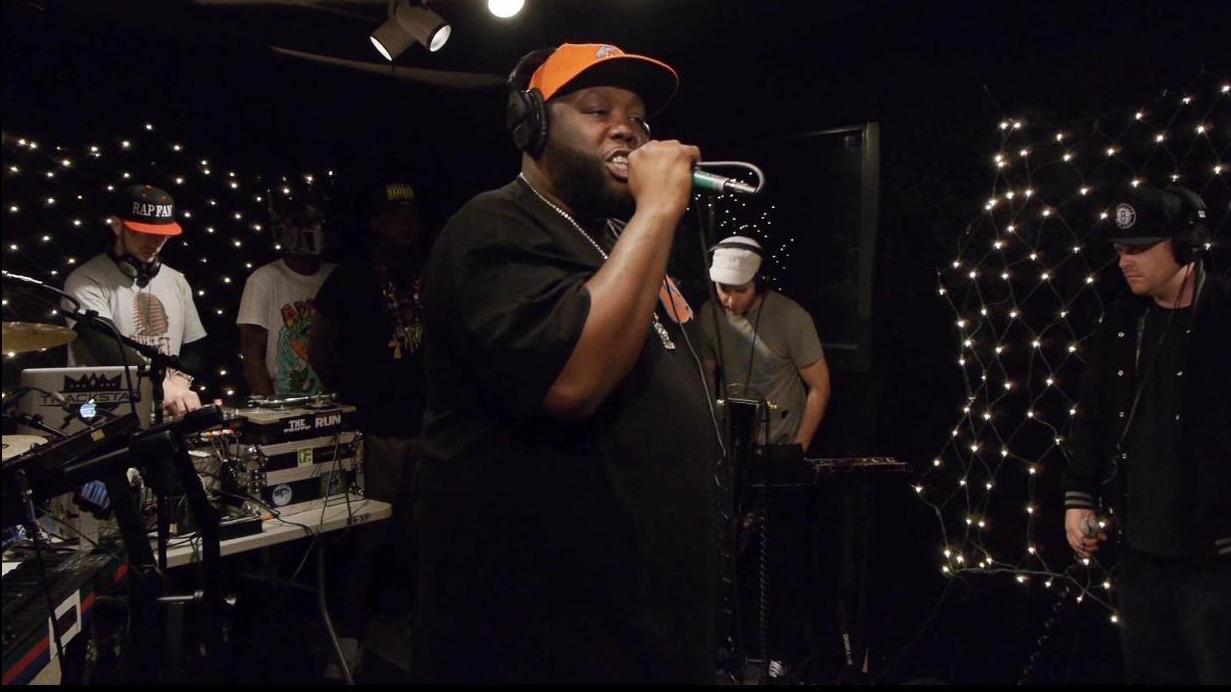 Killer Mike performs in the KEXP studios.