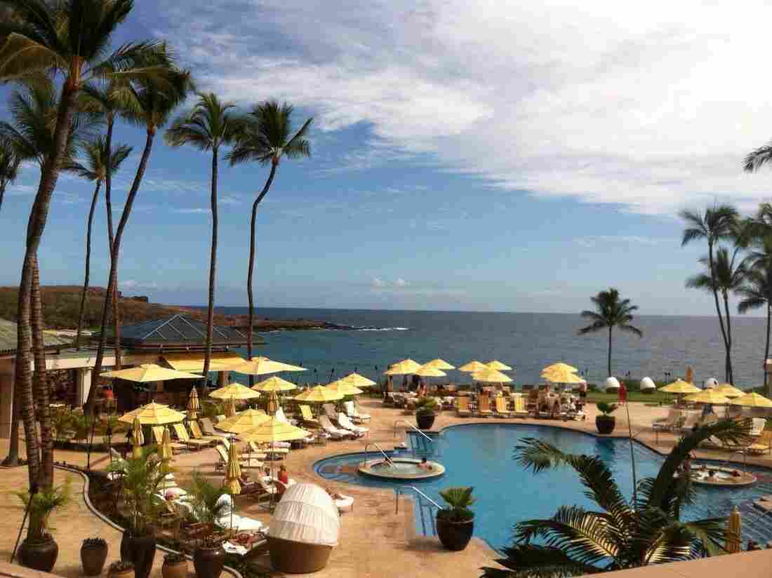 The Four Seasons resort on Lanai. Software mogul Larry Ellison recently bought virtually the entire Hawaiian island. The Four Seasons resort on Lanai. Software mogul Larry Ellison recently bought virtually the entire Hawaiian island.