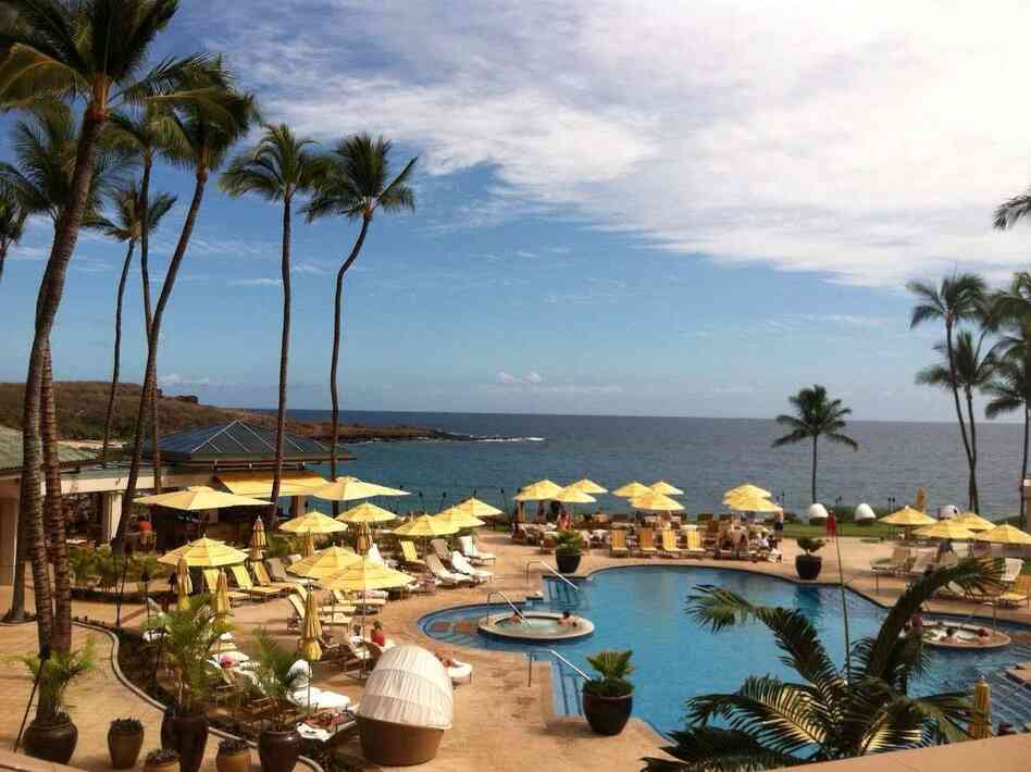 The Four Seasons resort on Lanai. Software mogul Larry Ellison recently bought virtually the entire Hawaiian island. The Four Seasons resort on Lanai. Software mogul Larry Ellison recently bought virtually the entire Hawaiian island.