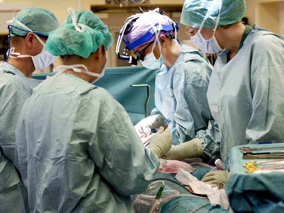 A surgical team with Sahlgrenska University Hospital in Gothenburg, Sweden, performs the first mother-to-daughter uterine transplant. A surgical team with Sahlgrenska University Hospital in Gothenburg, Sweden, performs the first mother-to-daughter uterine transplant.
