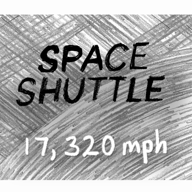 Space shuttle.