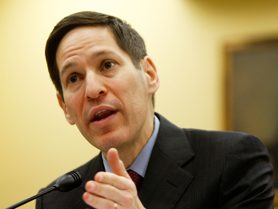 Thomas Frieden, director of the Centers for Disease Control and Prevention, testifies during a hearing on Capitol Hill in November 2009.