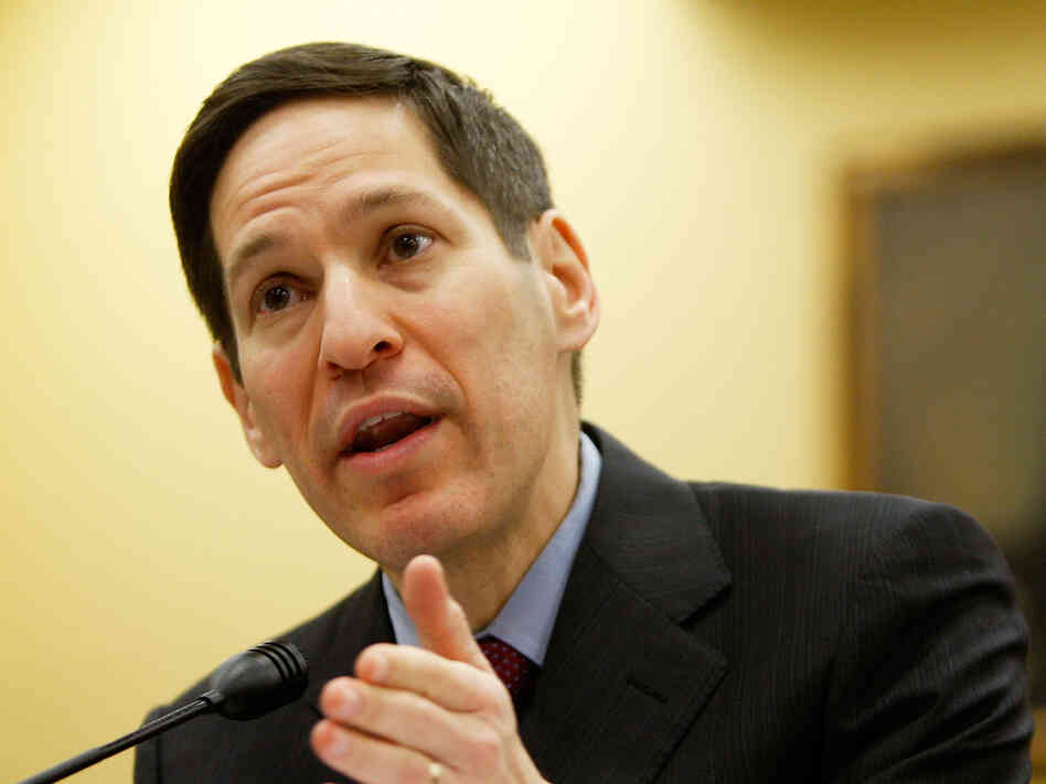 Thomas Frieden, director of the Centers for Disease Control and Prevention, testifies during a hearing on Capitol Hill in November 2009.