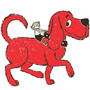 A page from Clifford the Big Red Dog.