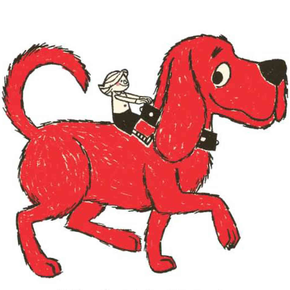 A page from Clifford the Big Red Dog.