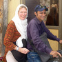 NPR's Jackie Northam travels through the urban slums of Lahore, Pakistan, with Omer Feroze, a "social mobilizer," who works on polio vaccine campaigns. NPR's Jackie Northam travels through the urban slums of Lahore, Pakistan, with Omer Feroze, a "social mobilizer," who works on polio vaccine campaigns.