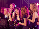 The Bellas, an all-female a cappella group, battle the boys to sing their way to the top in Pitch Perfect. The Bellas, an all-female a cappella group, battle the boys to sing their way to the top in Pitch Perfect.