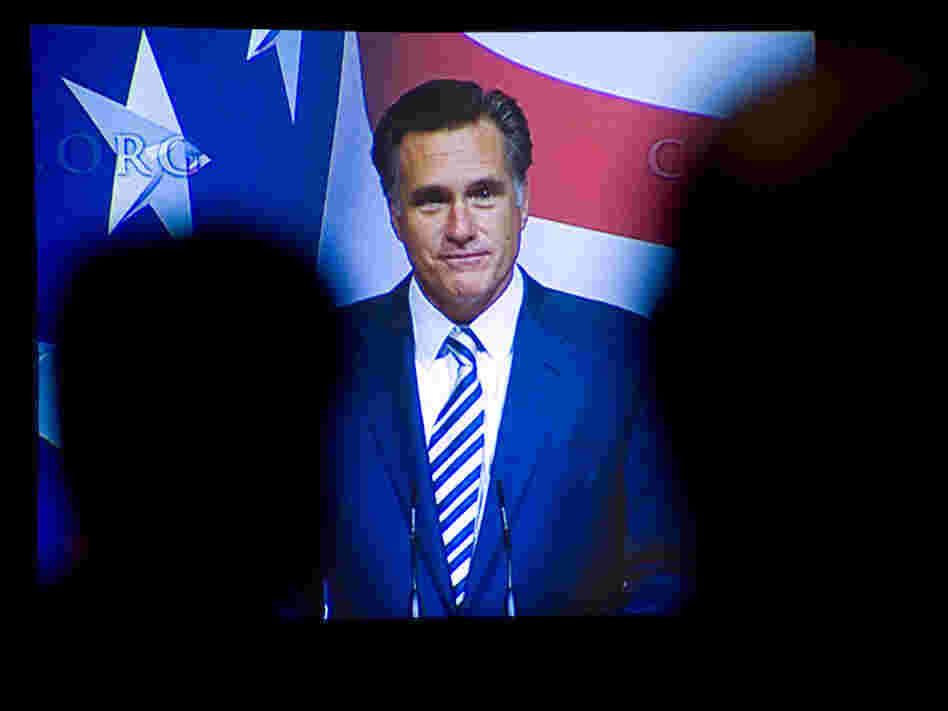 Former Massachusetts Gov. Mitt Romney at the Conservative Political Action Conference in 2010.