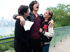 Charlie (Logan Lerman), Patrick (Ezra Miller) and Sam (Emma Watson) navigate the joys and pains of high school in The Perks of Being a Wallflower. Charlie (Logan Lerman), Patrick (Ezra Miller) and Sam (Emma Watson) navigate the joys and pains of high school in The Perks of Being a Wallflower.