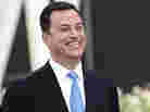 Jimmy Kimmel attends the Emmy Awards Red Carpet Rollout Sept. 19. Sunday night, beginning at 7:30, we'll be chronicling his hosting effort at the ceremony.