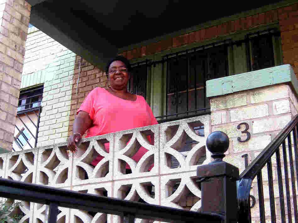 Mechelle Baylor's home in the Shaw area of Washington, D.C., has been in her family since 1929. She says she's seen her neighborhood change a lot as her neighbors move out and higher-income earners move in.