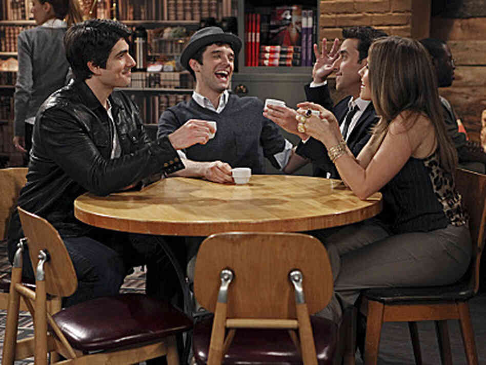 Brandon Routh, Michael Urie, David Krumholtz and Sophia Bush of Partners. Brandon Routh, Michael Urie, David Krumholtz and Sophia Bush of Partners.