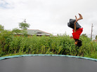 Eric Wiltz cavorts on a trampoline in New Orleans in 2010. Everything is fun and games on the backyard attractions until someone gets hurt, a leading group of pediatricians says. Eric Wiltz cavorts on a trampoline in New Orleans in 2010. Everything is fun and games on the backyard attractions until someone gets hurt, a leading group of pediatricians says.