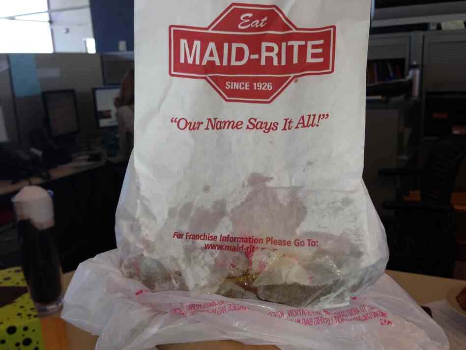 The paper bag could not contain all the healthy eating within.