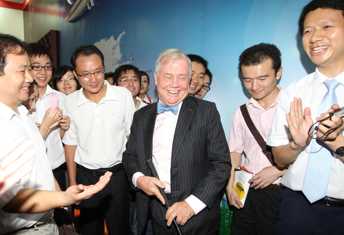 China has welcomed U.S. business expertise for many years as its economy has advanced rapidly. Jim Rogers, a prominent U.S. investor, is shown here in China at the 2nd Hunan Finance Expo in 2011. However, the Chinese are becoming more confident in their own business skills and more critical of American practices in recent years, according to U.S. business executives working in China.