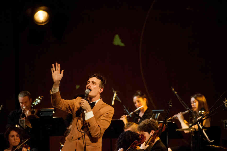 Efterklang performs with Wordless Music Orchestra at the Grace Rainey Rogers Auditorium at The Metropolitan Museum of Art on Sept. 22.