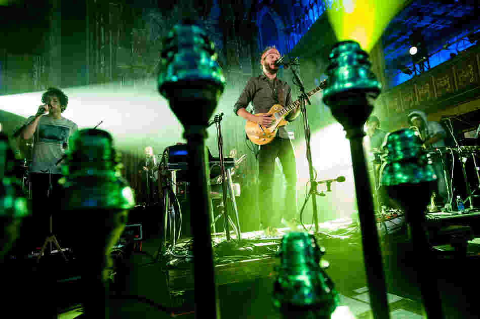 Bon Iver said it was an "honor to play on the same stage" as Frank Ocean.