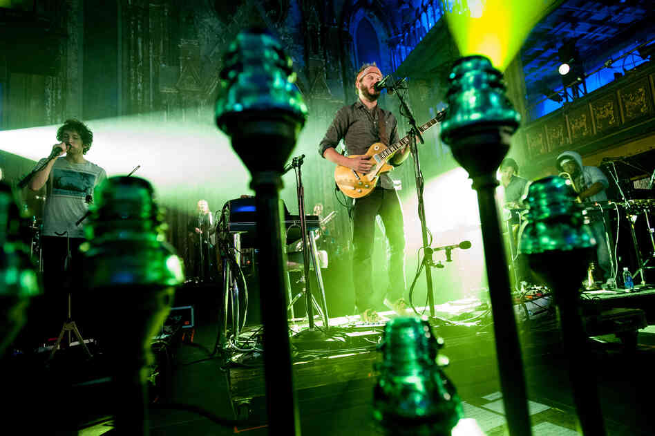 Bon Iver said it was an "honor to play on the same stage" as Frank Ocean.