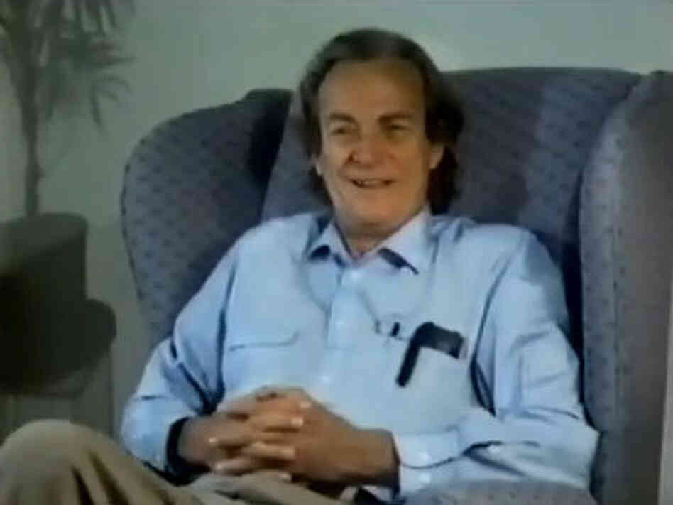 Richard Feynman talking about trees and fire.