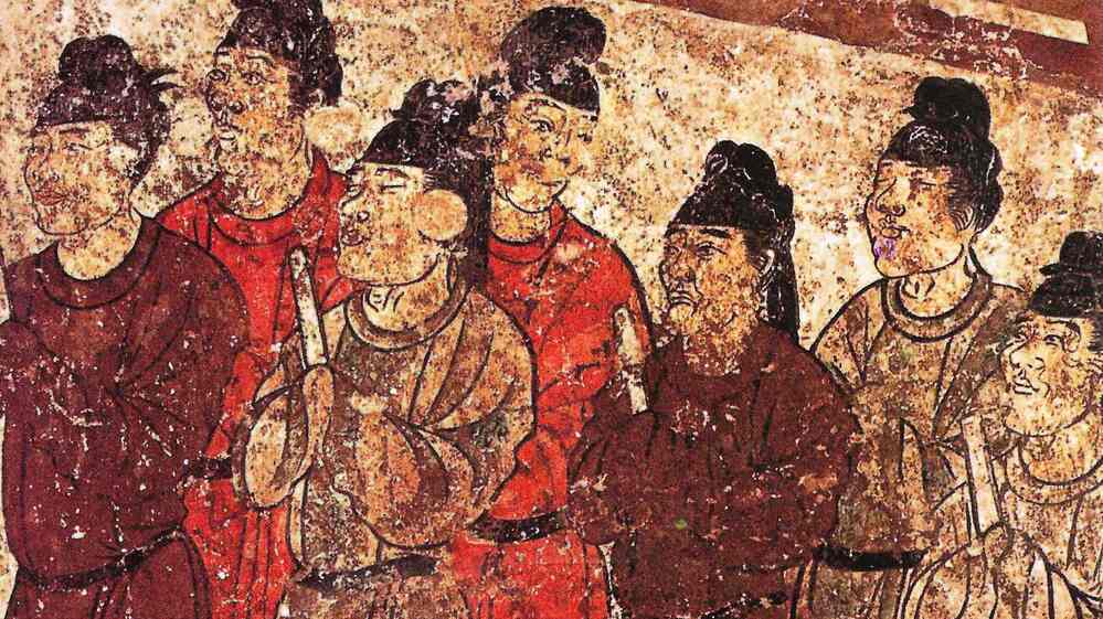 A mural in an ancient tomb in China shows a troupe of eunuchs. How long did they live?