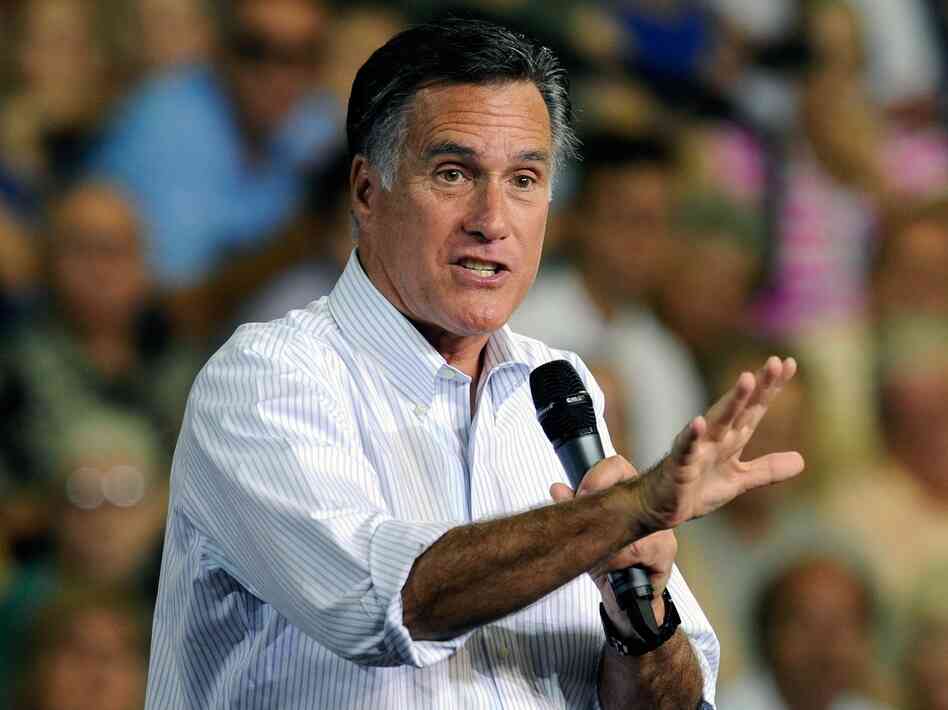 Mitt Romney speaks at a campaign event at the Cox Pavilion on September 21, 2012 in Las Vegas, Nevada.